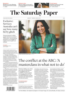 Cover of The Saturday Paper