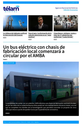 Cover of Telam - Negocios