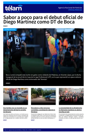 Cover of Telam - Noticias