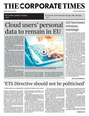 Cover of The Corporate Times