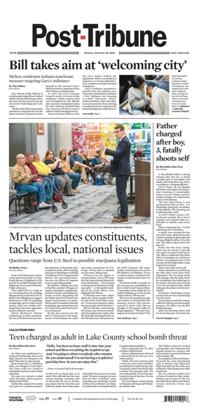 Cover of Post-Tribune (Sunday)