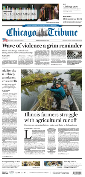 Cover of Chicago Tribune (Sunday)