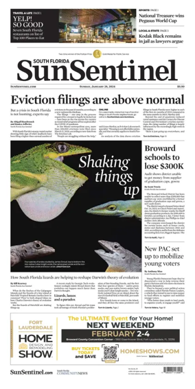 Cover of South Florida Sun-Sentinel Palm Beach (Sunday)