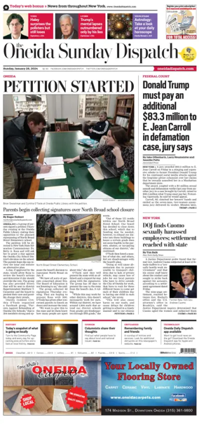 Cover of The Oneida Daily Dispatch (Oneida, NY)