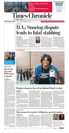 Cover of Times Chronicle