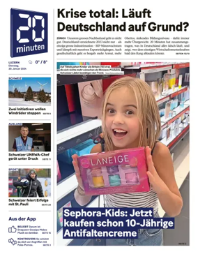 Cover of 20 Minuten - Luzern