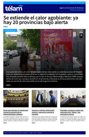 Cover of Telam - Noticias