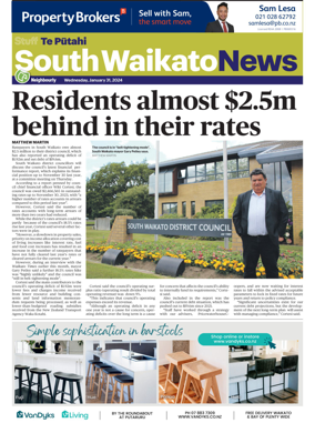 Cover of South Waikato News