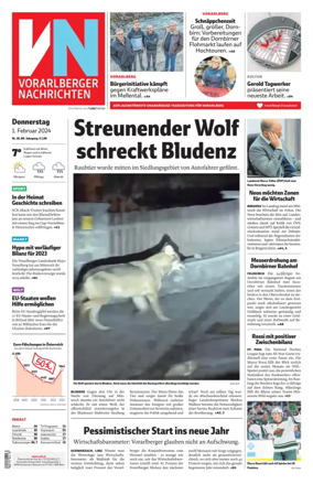 Cover of Vorarlberger Nachrichten