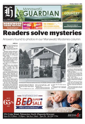 Cover of Manawatu Guardian