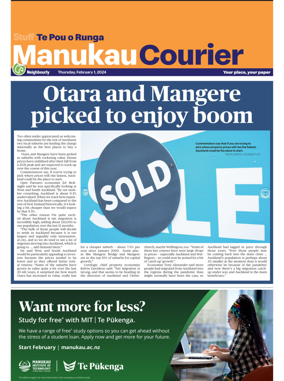 Cover of Manukau Courier