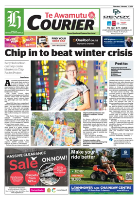 Cover of Te Awamutu Courier