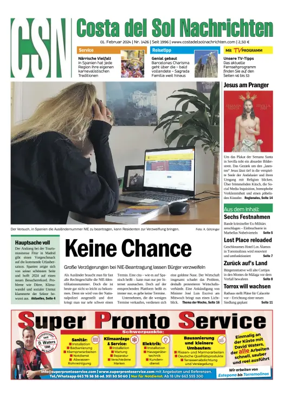 Cover of Costa del Sol Nachrichten