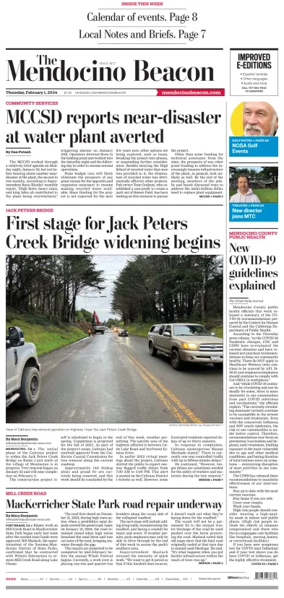 Cover of The Mendocino Beacon