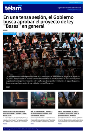 Cover of Telam - Noticias