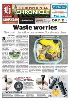 Cover of Horowhenua Chronicle