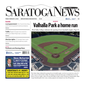 Cover of Saratoga News