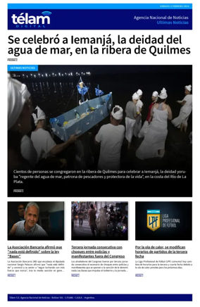 Cover of Telam - Noticias