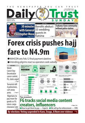 Cover of Sunday Trust