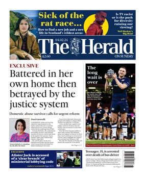 Cover of Sunday Herald