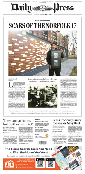 Cover of Daily Press (Sunday)