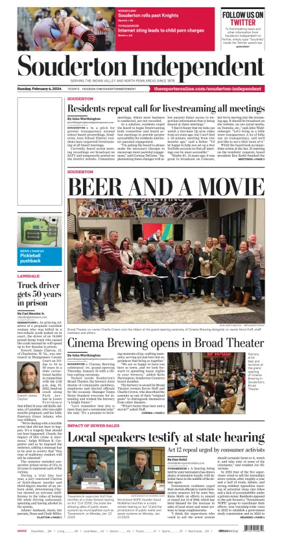 Cover of Souderton Independent