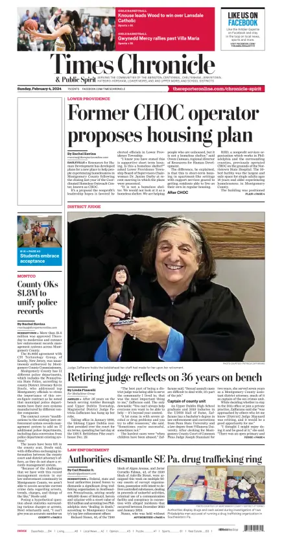 Cover of Times Chronicle