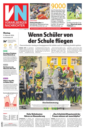Cover of Vorarlberger Nachrichten