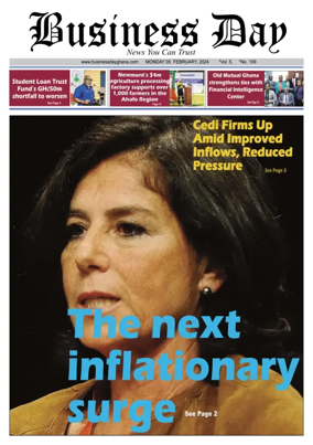 Cover of Business Day (Ghana)