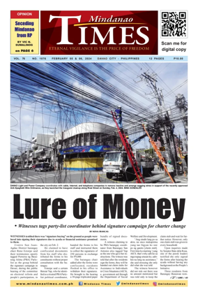 Cover of Mindanao Times