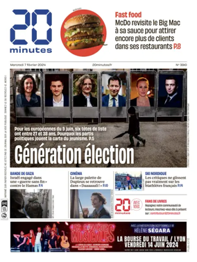 Cover of 20 Minutes (Strasbourg)