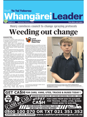 Cover of Whangarei Leader
