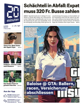 Cover of 20 Minuten - Luzern