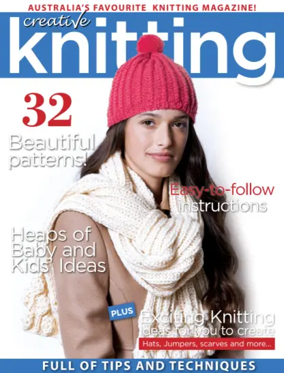 Cover of Creative Knitting (Australia)