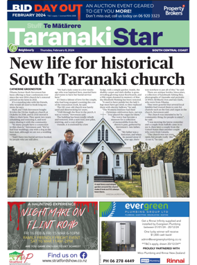 Cover of South Taranaki Star