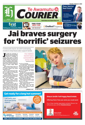 Cover of Te Awamutu Courier