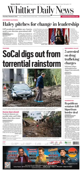 Cover of Whittier Daily News