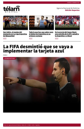 Cover of Télam - Deportes