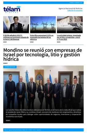 Cover of Telam - Negocios