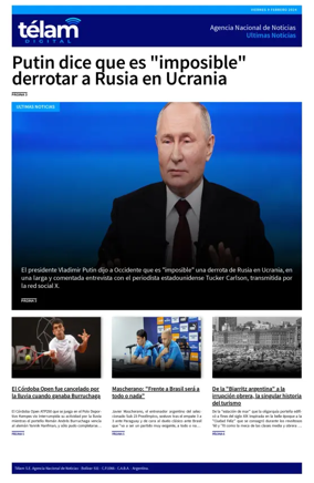 Cover of Telam - Noticias