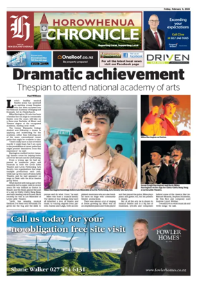 Cover of Horowhenua Chronicle