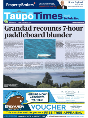 Cover of Taupo Times