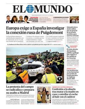 Cover of El Mundo Primera Edición Int