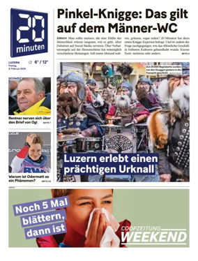 Cover of 20 Minuten - Luzern