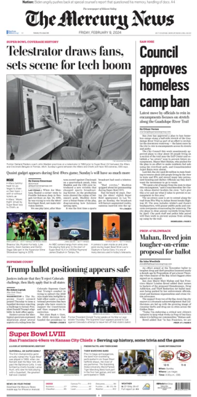 Cover of The Mercury News Weekend