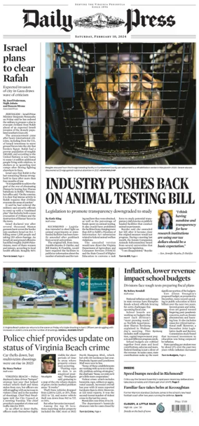 Cover of Daily Press