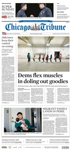 Cover of Chicago Tribune (Sunday)