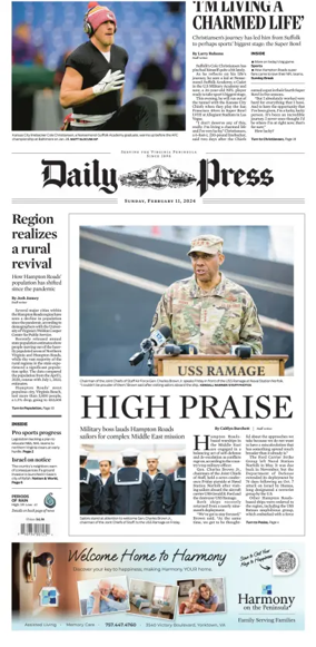 Cover of Daily Press (Sunday)