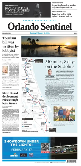 Cover of Orlando Sentinel (Sunday)