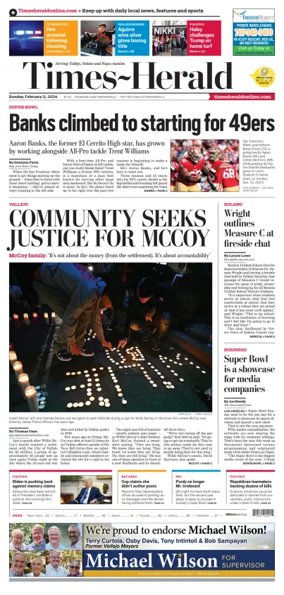 Cover of Times-Herald (Vallejo)